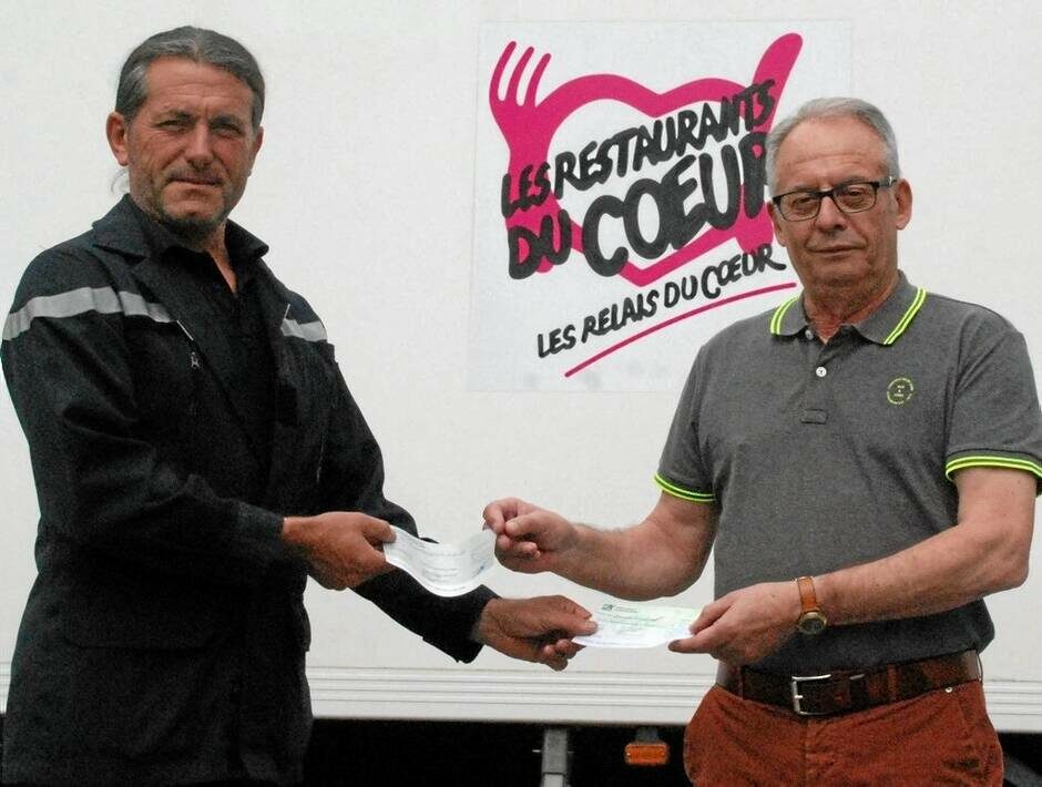 BIONEO remet chaque année un chèque de soutien aux Restos du Coeur de Vendée