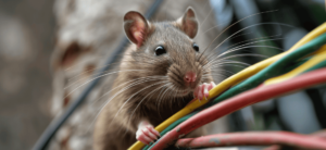 rat cables électriques Un rat endommage des cables électriques