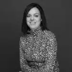Fanny Ameloot Responsable du pôle client Bioneo Photo noir et blanc de Fanny Ameloot, Responsable du pôle client BIONEO