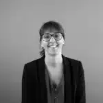 Kassandra Arnould Assistante Administrative des ventes Bioneo Photo noir et blanc de Kassandra Arnould, ADV équipe BIONEO